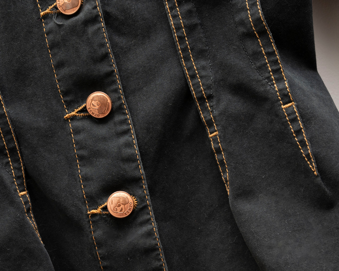 Kenzo Jeans women's vintage black jacket - medium