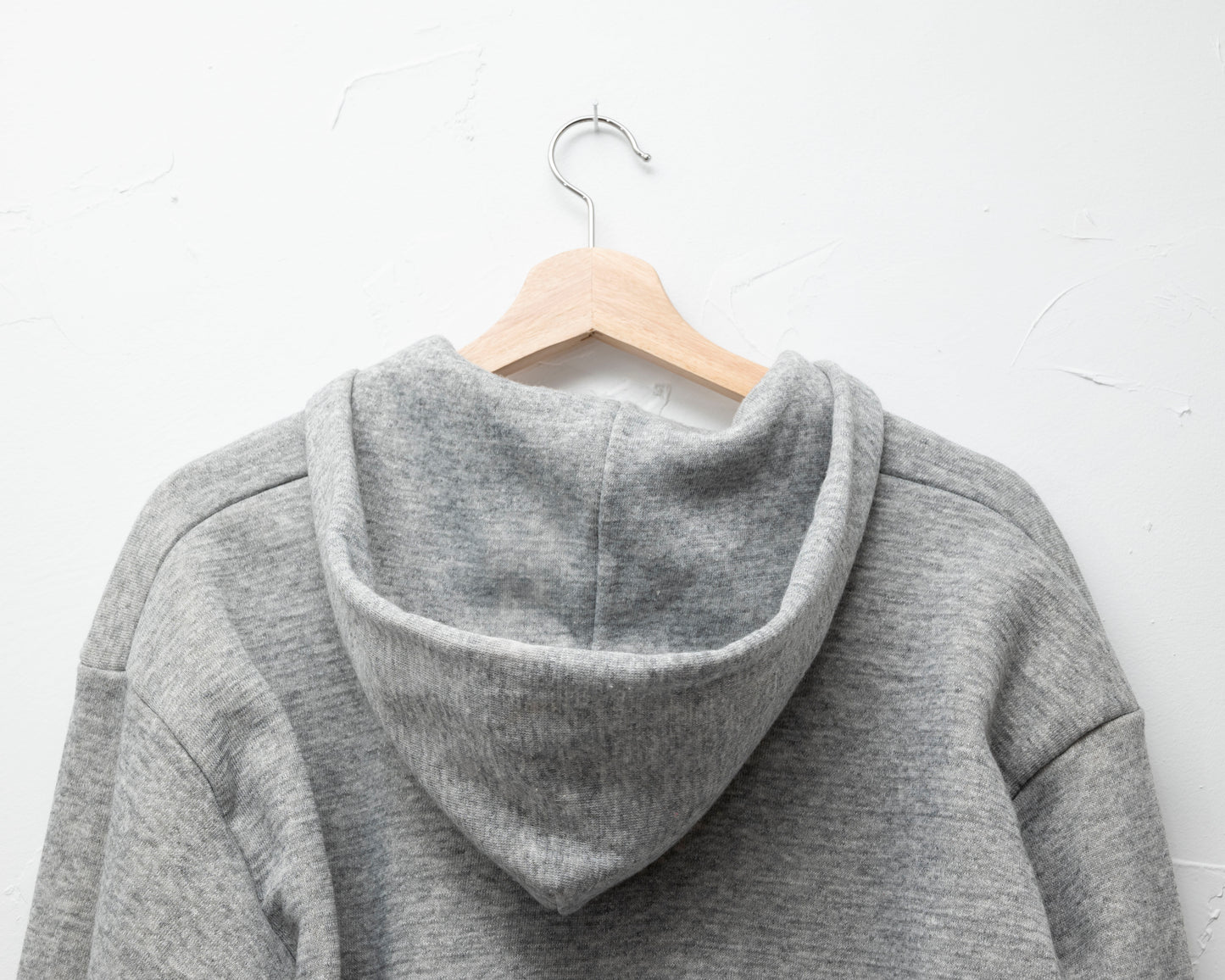 Heather grey Tultex vintage 80s hoodie - large