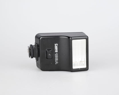 Canon AE-1 35mm SLR w/ Canon FD 50mm f1.8 lens + Speedlite 188A flash + original manual (serial 2388361)
