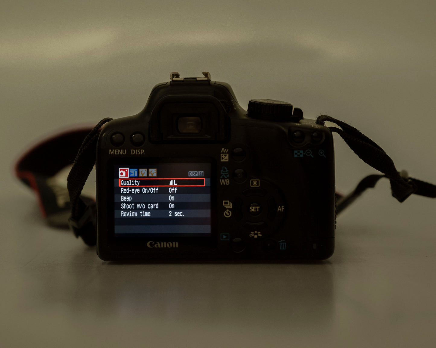 Canon EOS Digital Rebel XS 10.1 MP Digital SLR Camera w/ 16 GB SD card + battery + charger + EF-S 18-55mm f/3.5-5.6 IS lens (serial 3140618609)