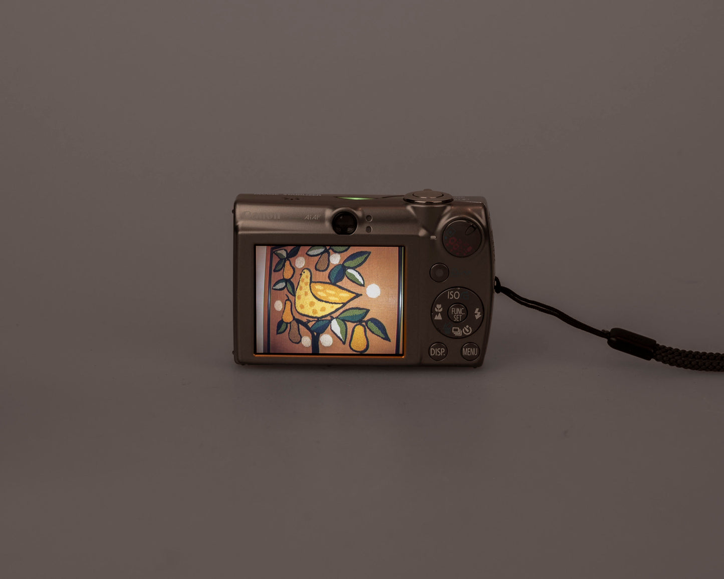 PowerShot SD800 IS Digital ELPH digicam w/ 4GB SD card + battery + charger + case