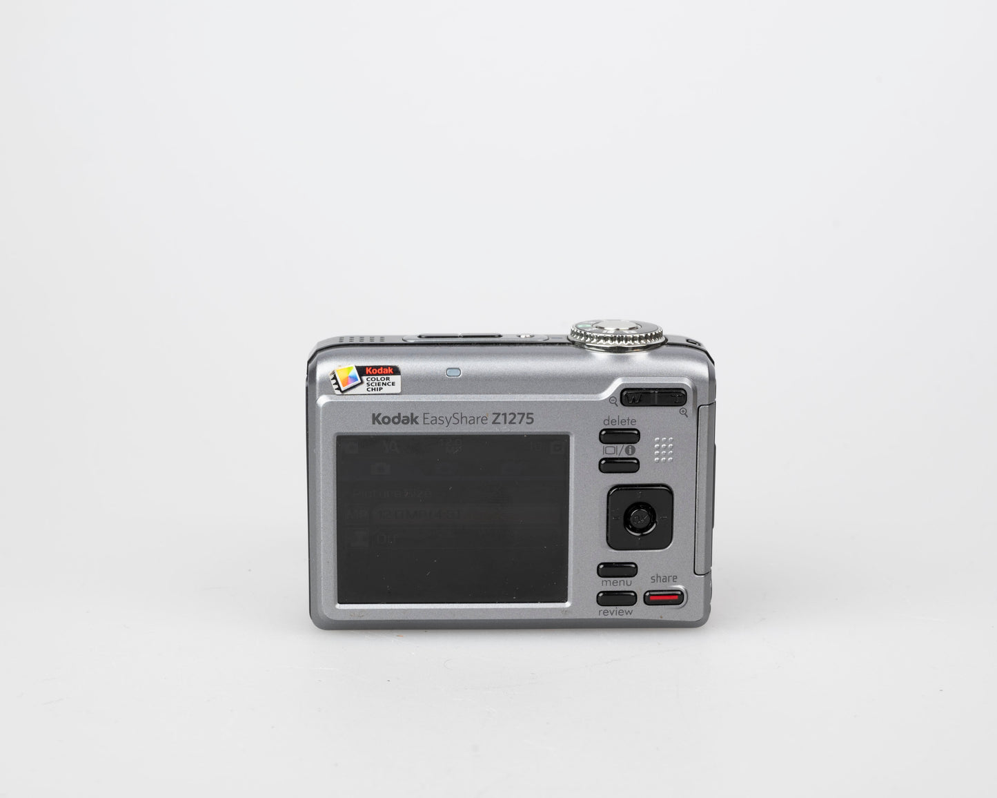Kodak Easyshare Z1275 digicam w/ 12 MP CCD sensor *glitchy images* (uses AA batteries and SD memory cards)