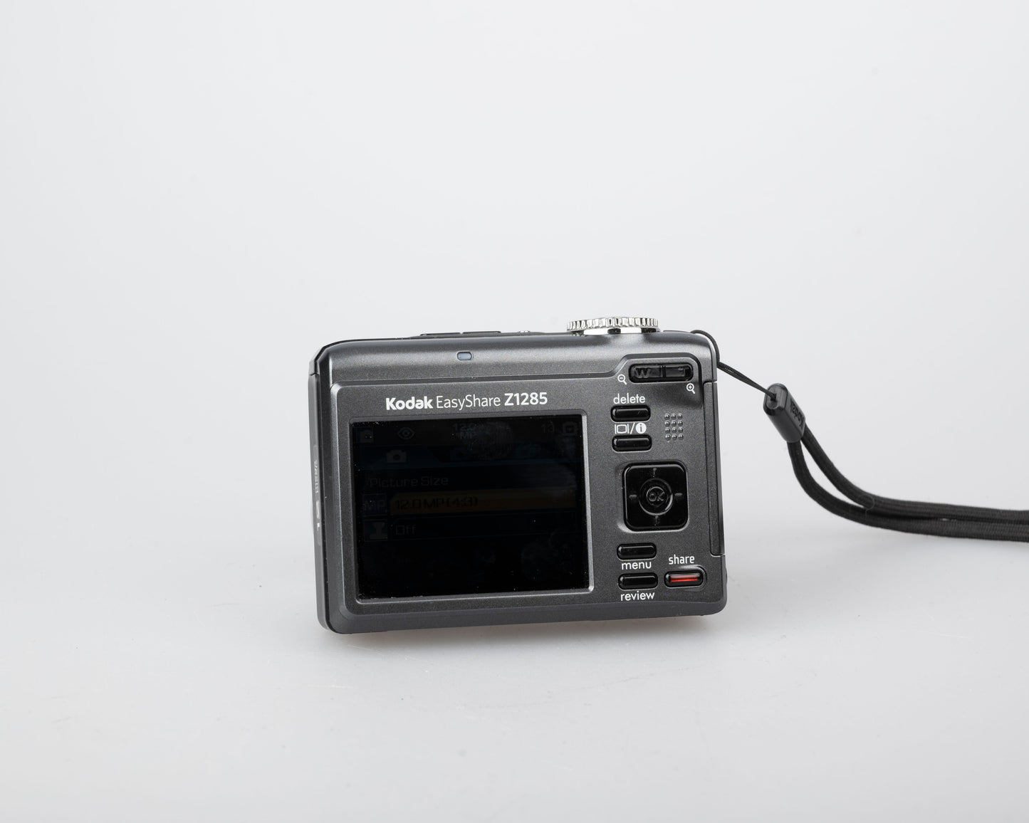 Kodak Easyshare Z1285 digicam w/ 12.4 MP CCD sensor (uses AA batteries and SD memory cards)