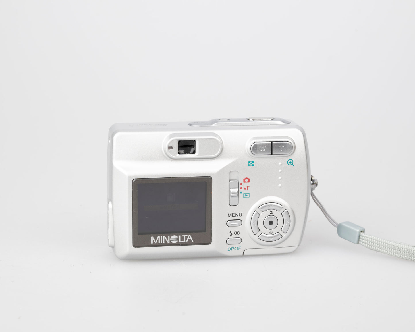 Minolta Dimage E323 digicam w/ 3.2 MP CCD sensor (uses AA batteries and SD memory cards)