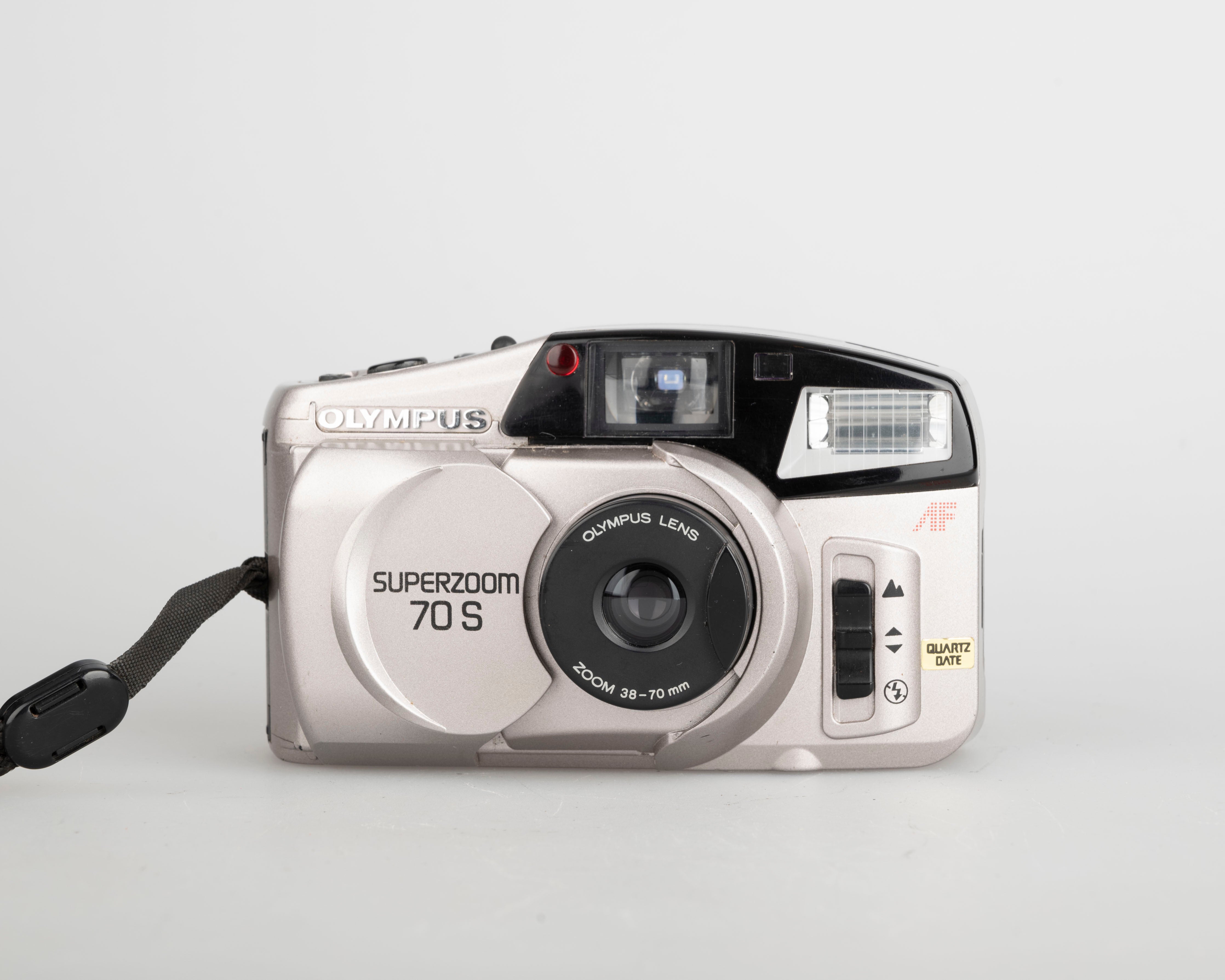 Olympus Superzoom 70S 35mm Camera W Case New Wave Pool olympus-superzoom-70s-35mm-camera-w-case-new-wave-pool