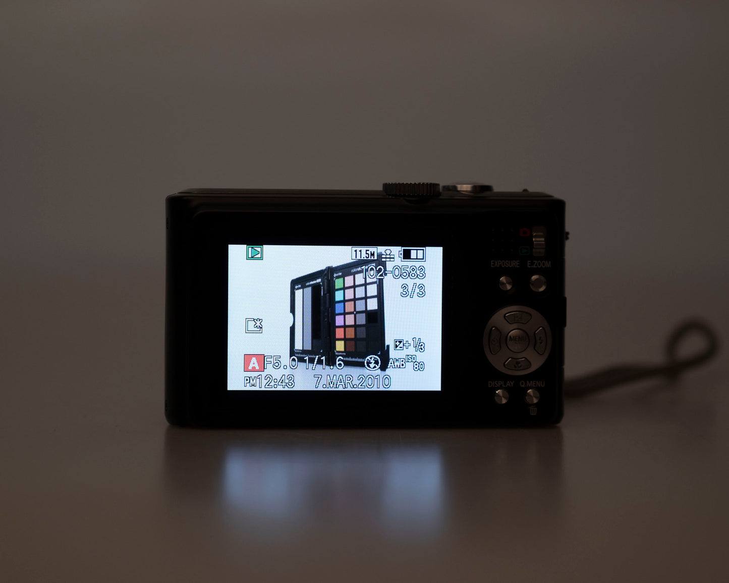 Panasonic Lumix DMC-ZS5 digicam w/ charger + battery + etc