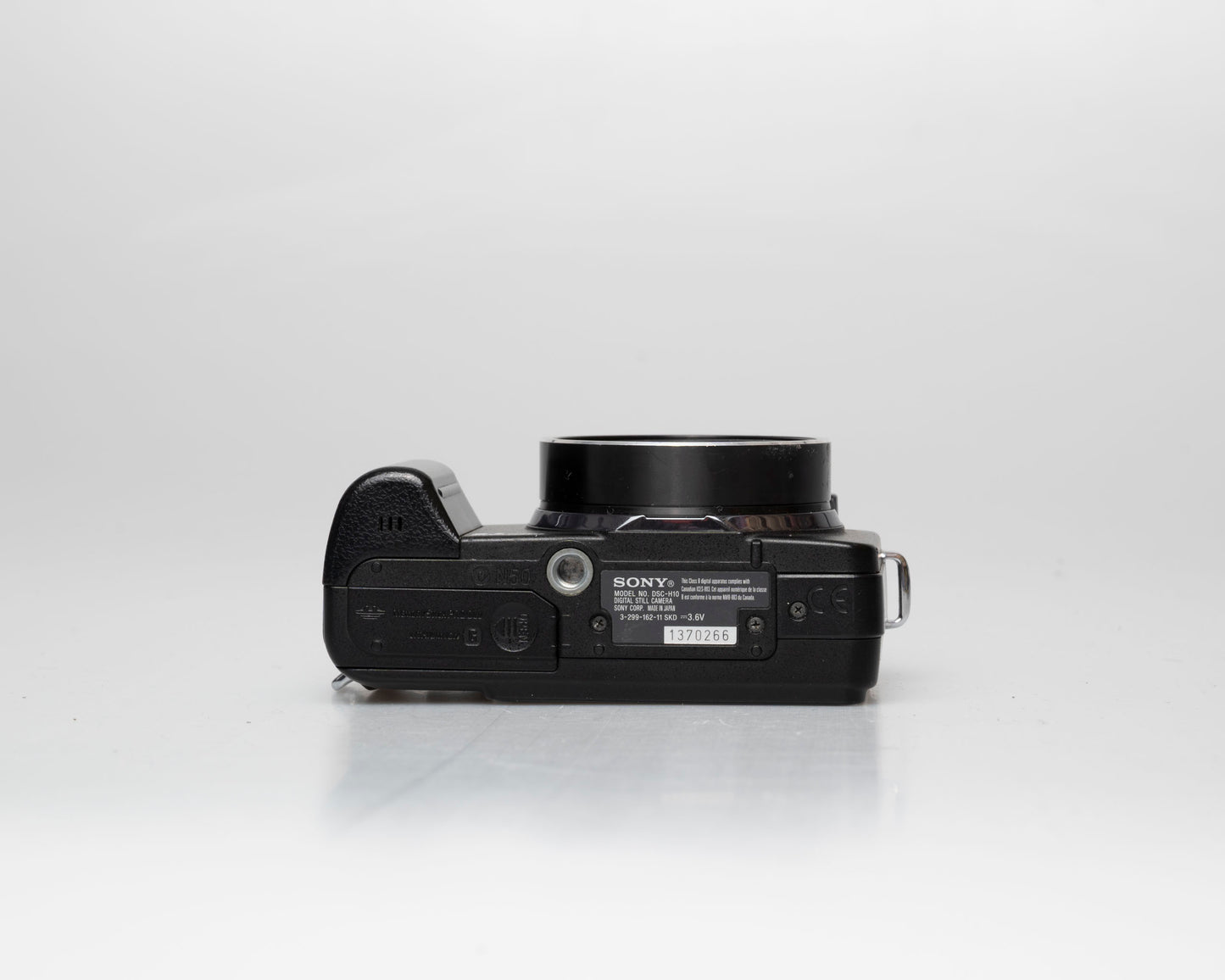 Sony Cyber-Shot DSC-H10 8.1 MP digicam w/ 2GB memory card + MicroSD to MS ProDuo adapter + battery + charger + lens hood