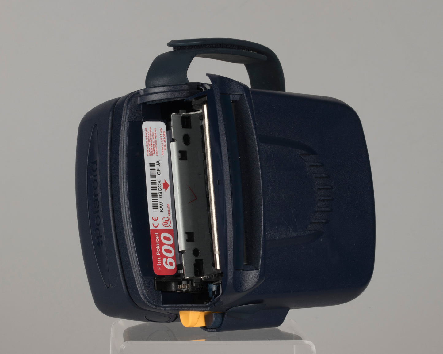 Appareil photo instantané Polaroid 600 Bleu et Jaune avec étui d'origine