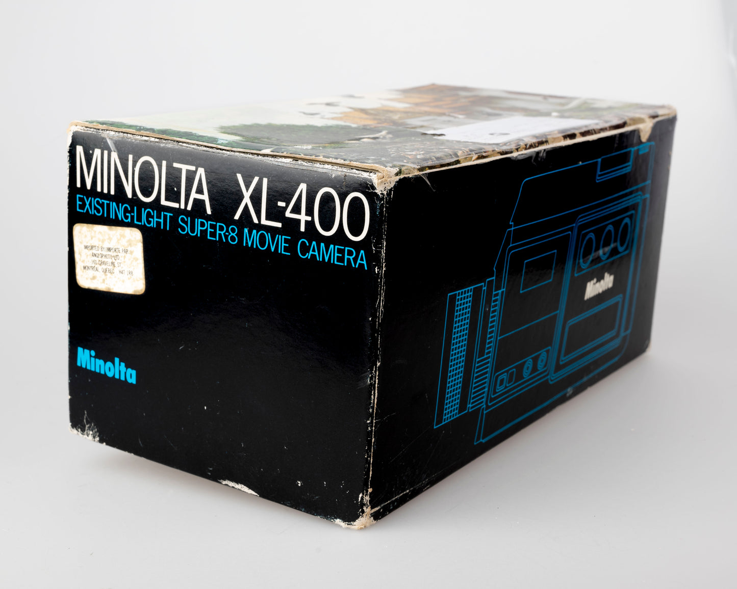Minolta XL-400 Super 8 movie camera w/ original box and manual