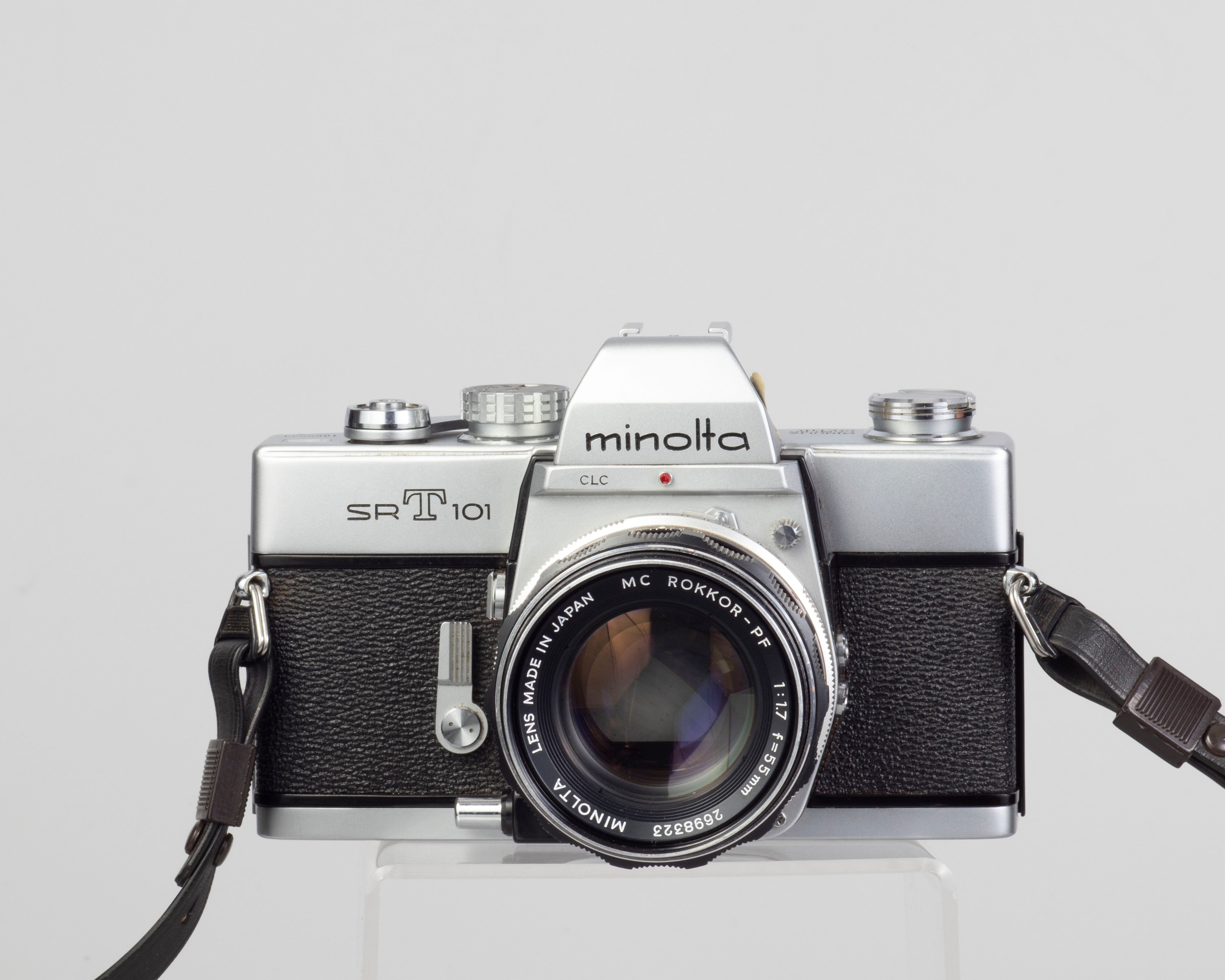 minolta SRT101 MC ROKKOR-PF 55mm f1.7～ - フィルムカメラ