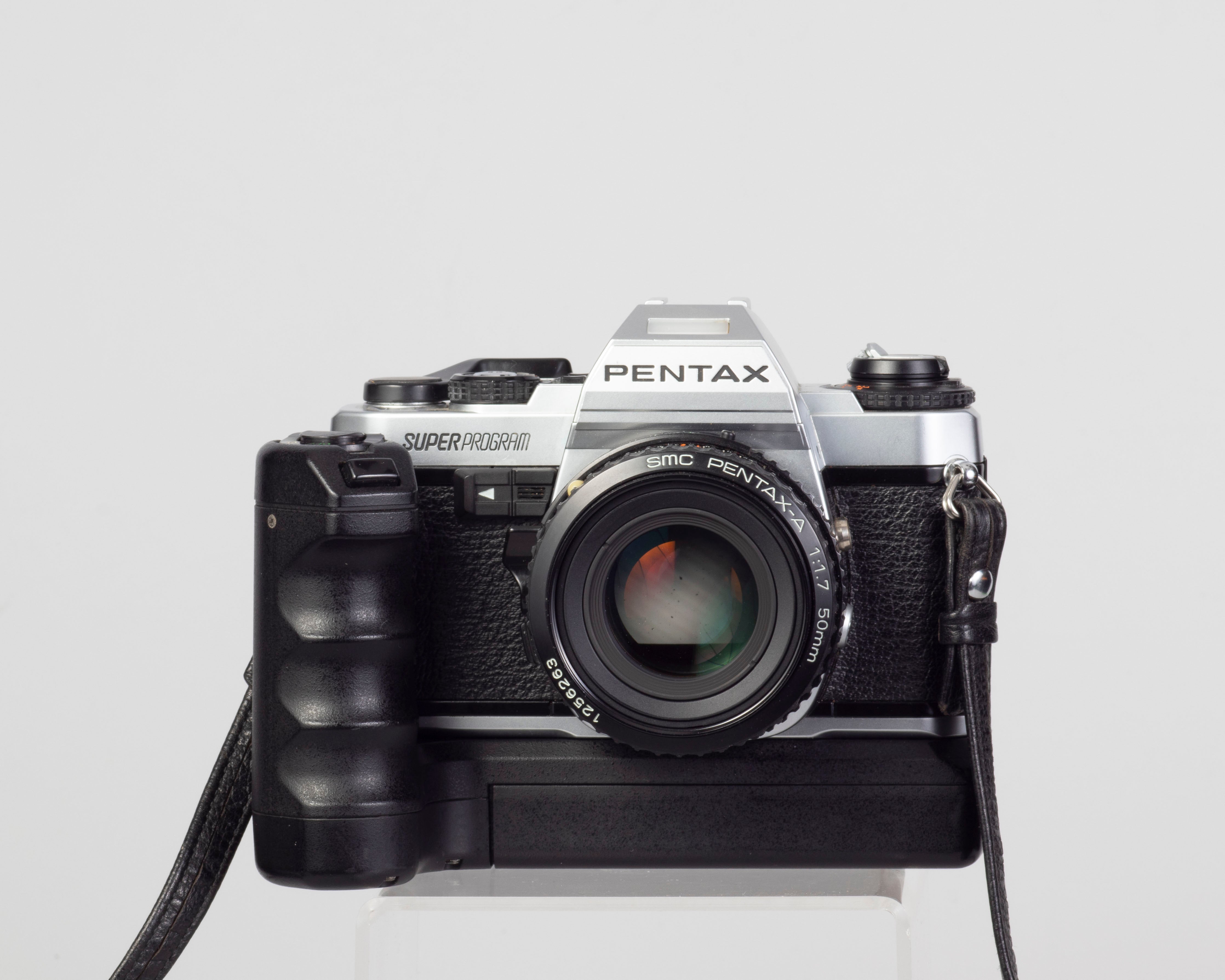Pentax Super Program 35mm film SLR w/ SMC Pentax A 50mm f1.7 lens
