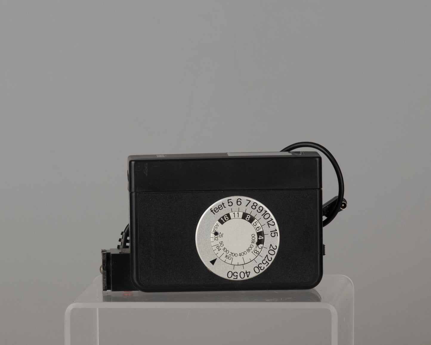 Yashica Mimy half-frame 35mm camera plus Braun flash