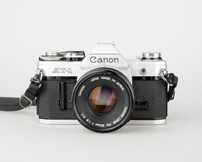 Canon AT-1 35mm SLR with Canon FD 50mm f1.8 lens