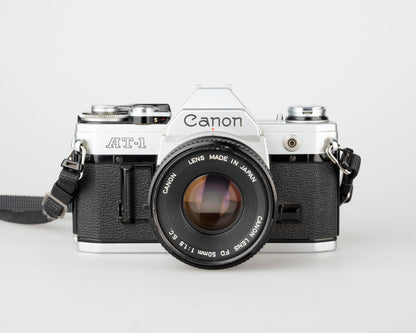 Canon AT-1 35mm SLR with Canon FD 50mm f1.8 lens