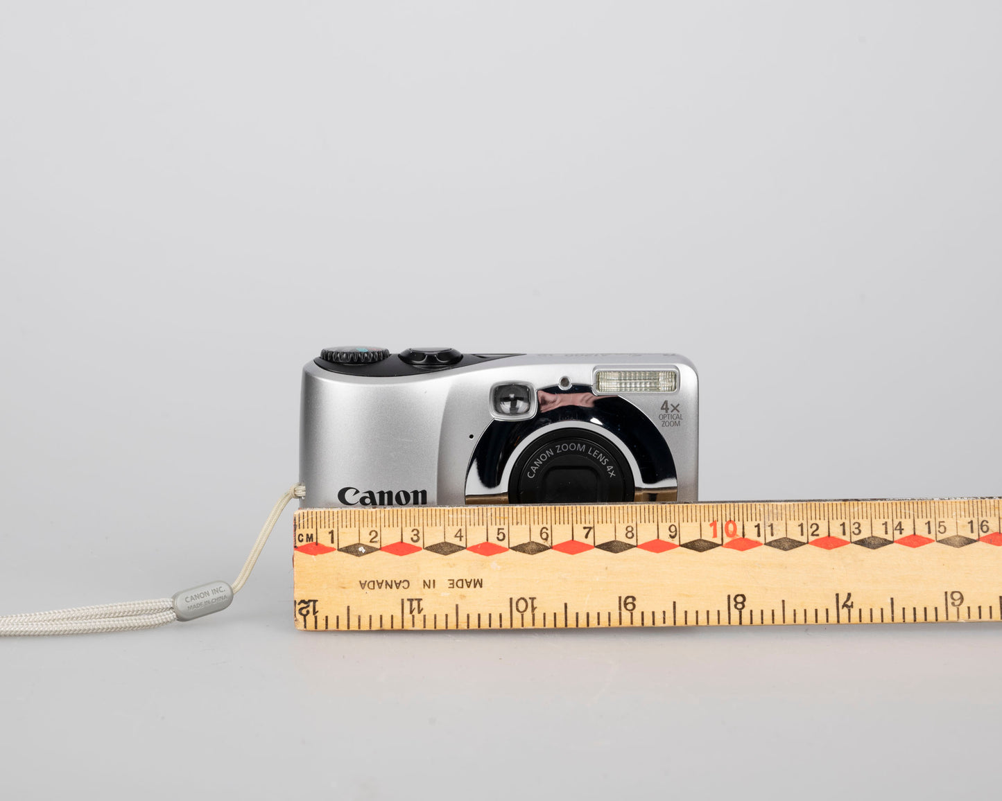 Canon Powershot A1200 digicam w/ 12 MP CCD sensor + 2 GB SD card (uses AA batteries)