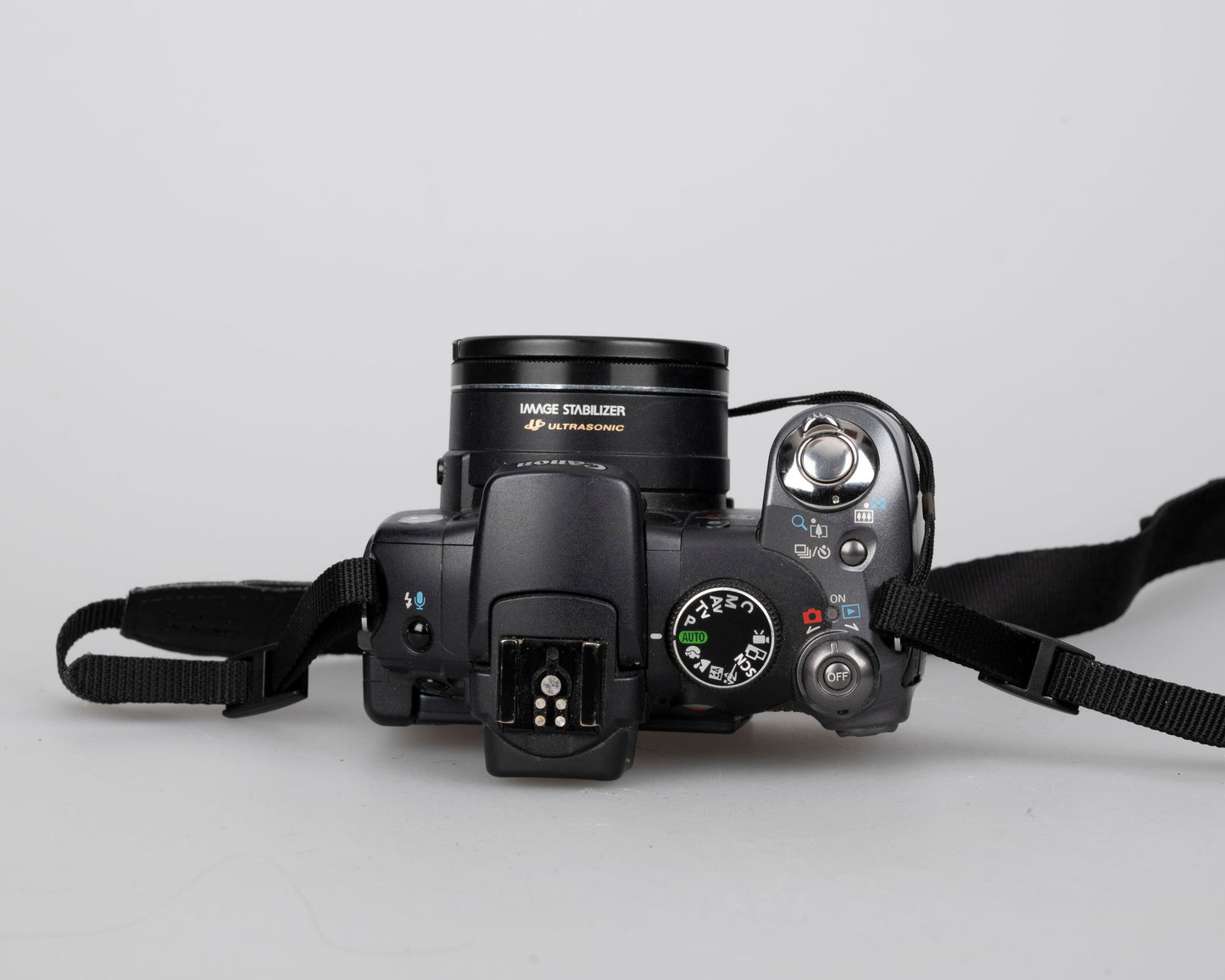 Canon Powershot S5 IS digicam w/ 8 MP CCD sensor + 4 GB SD card (uses AA batteries)