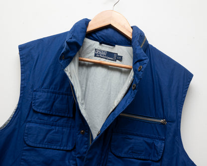Polo Ralph Lauren blue cotton vest - med/large