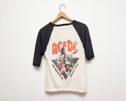 AC/DC 'Flick of the Switch' 1980s tour t-shirt