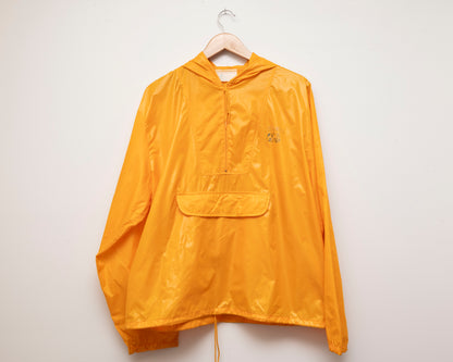 hermes promotional windbreaker gold yellow jacket