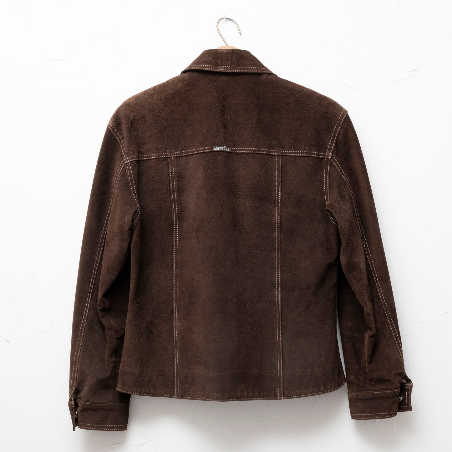 Brown suede jacket - women's small