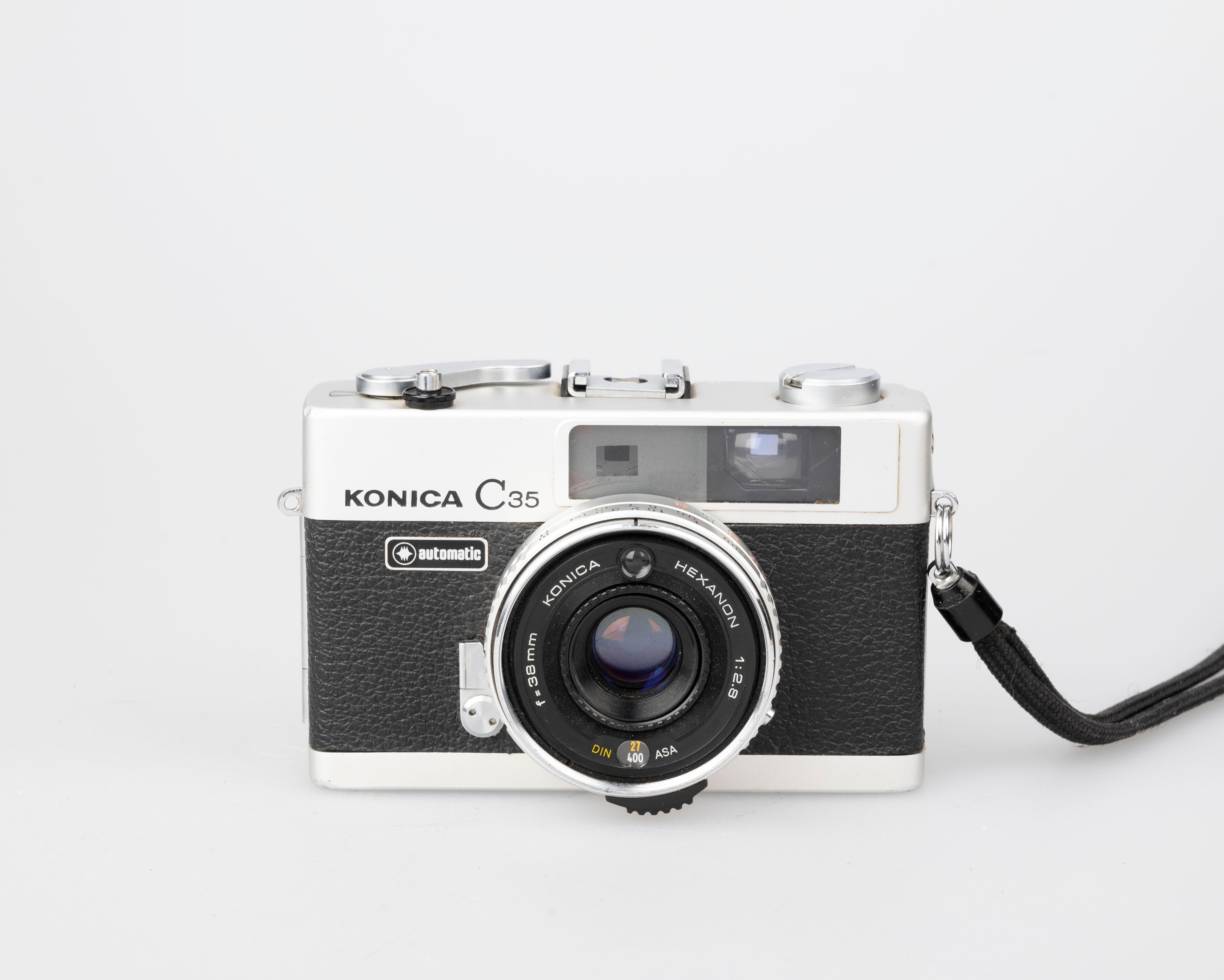 Konica C35 Automatic ultra-compact 35mm rangefinder camera w/ 38mm Hex ...