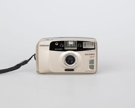 Samsung Maxima 30S compact wide angle 35mm film camera w/ case