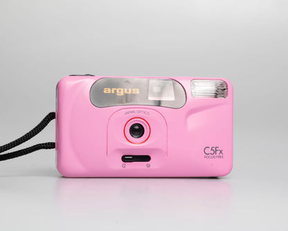 Argus C5Fx 35mm film camera (pink)