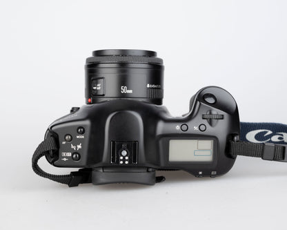 Canon EOS-1N Professional 35mm SLR w/ EF 50mm f1.8 lens (serial 115003)