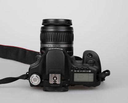 Appareil photo reflex numérique Canon EOS 50D 15,1 MP avec carte CF 32 Go + 2x batterie avec chargeur + objectif EF-S 18-55 mm f/3.5-5.6 II + manuel