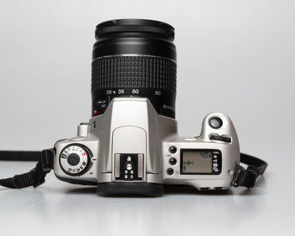 Canon EOS Rebel 2000 35mm film SLR w/ Canon EF 35-80 lens + ever-ready case