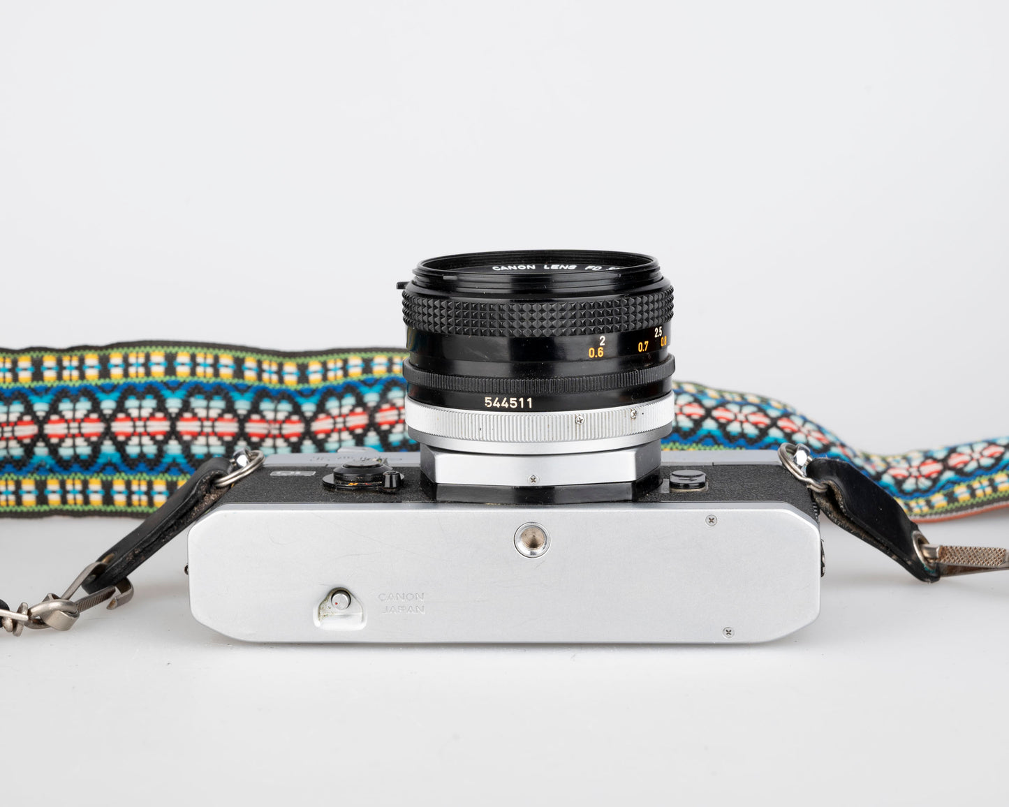 Reflex à film Canon FTb 35 mm avec objectif Canon FD 50 mm f1.8 (série 451988)