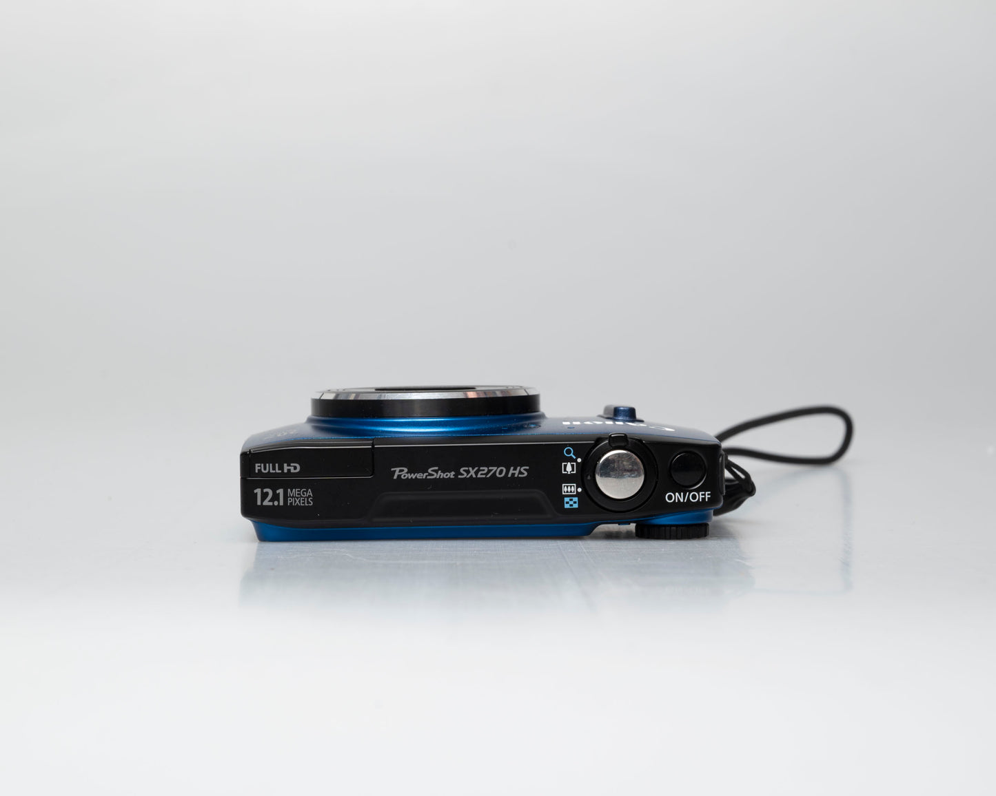 Canon Powershot SX270 HS digicam w/ 8GB SD card + battery + charger + case (serial 712164001703)