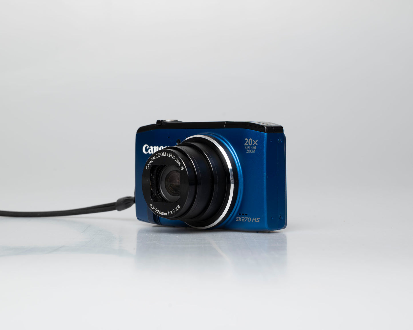 Canon Powershot SX270 HS digicam w/ 8GB SD card + battery + charger + case (serial 712164001703)