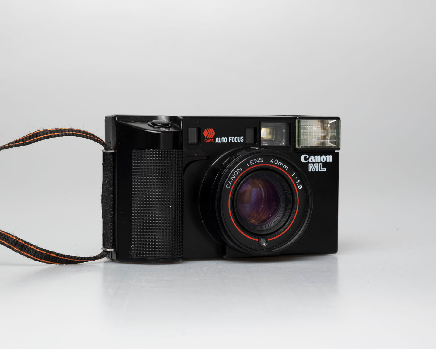 Appareil photo compact à film Canon AF35ML 35mm avec étui (série 1002701) | film🎞testé