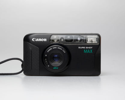 Appareil photo argentique Canon Sure Shot Max 35mm avec étui (série 75501992) | film🎞 testé