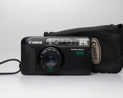 Appareil photo argentique Canon Sure Shot Max 35mm avec étui (série 75501992) | film🎞 testé