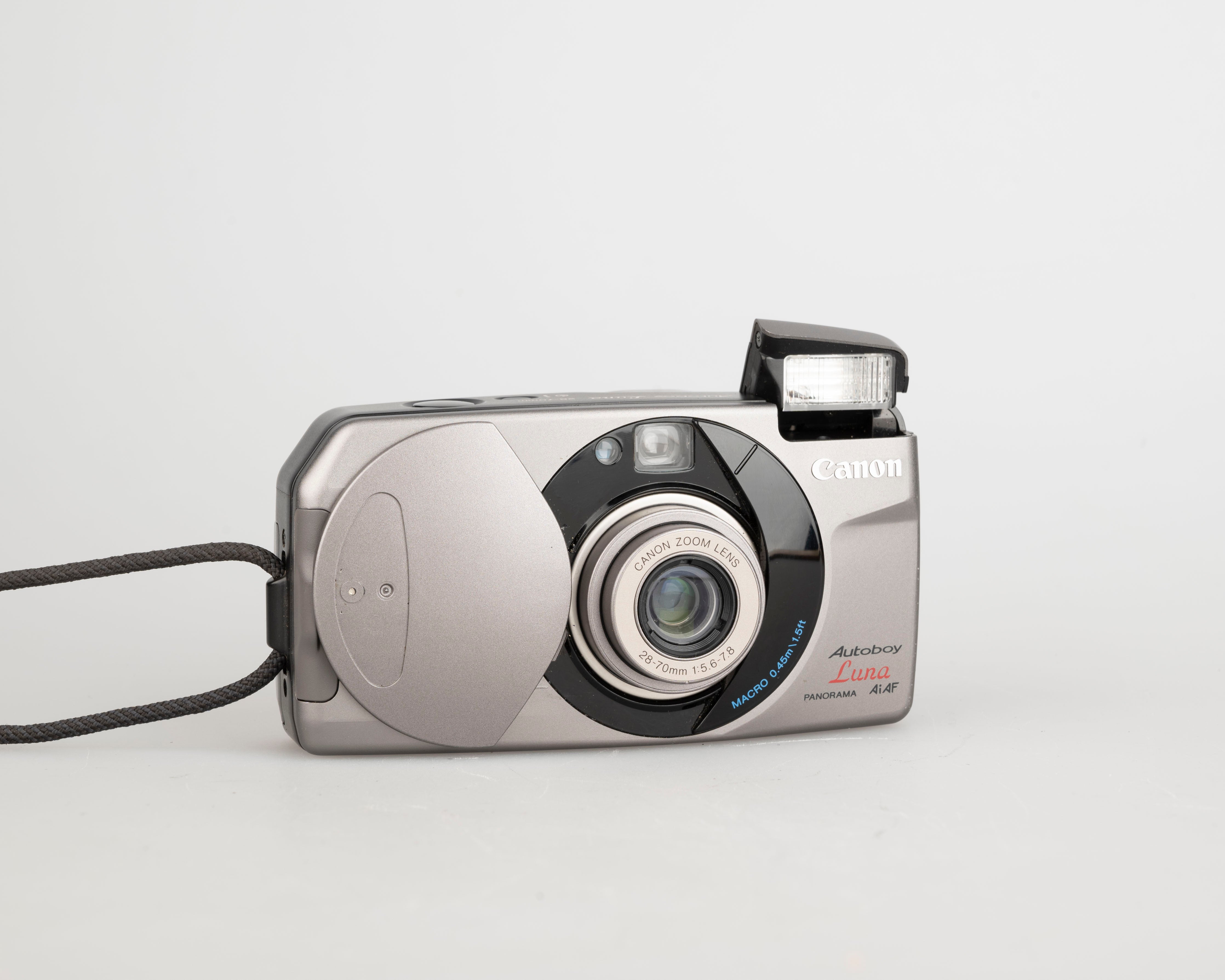 Canon Autoboy Luna 35mm film camera w/ case + remote (serial 