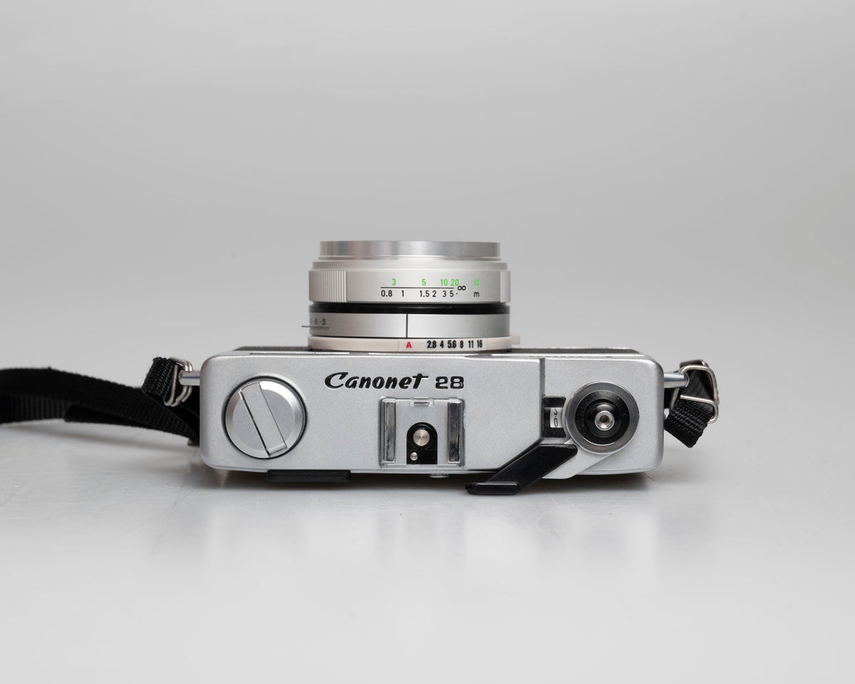 Appareil photo télémétrique 35 mm Canon Canonet 28 (numéro de série D94287) | pellicule 🎞 testée