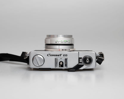 Appareil photo télémétrique 35 mm Canon Canonet 28 (numéro de série D94287) | pellicule 🎞 testée