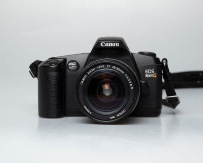 Canon EOS Rebel G 35mm film SLR w/ Canon EF 28-80mm lens (serial 1062789)