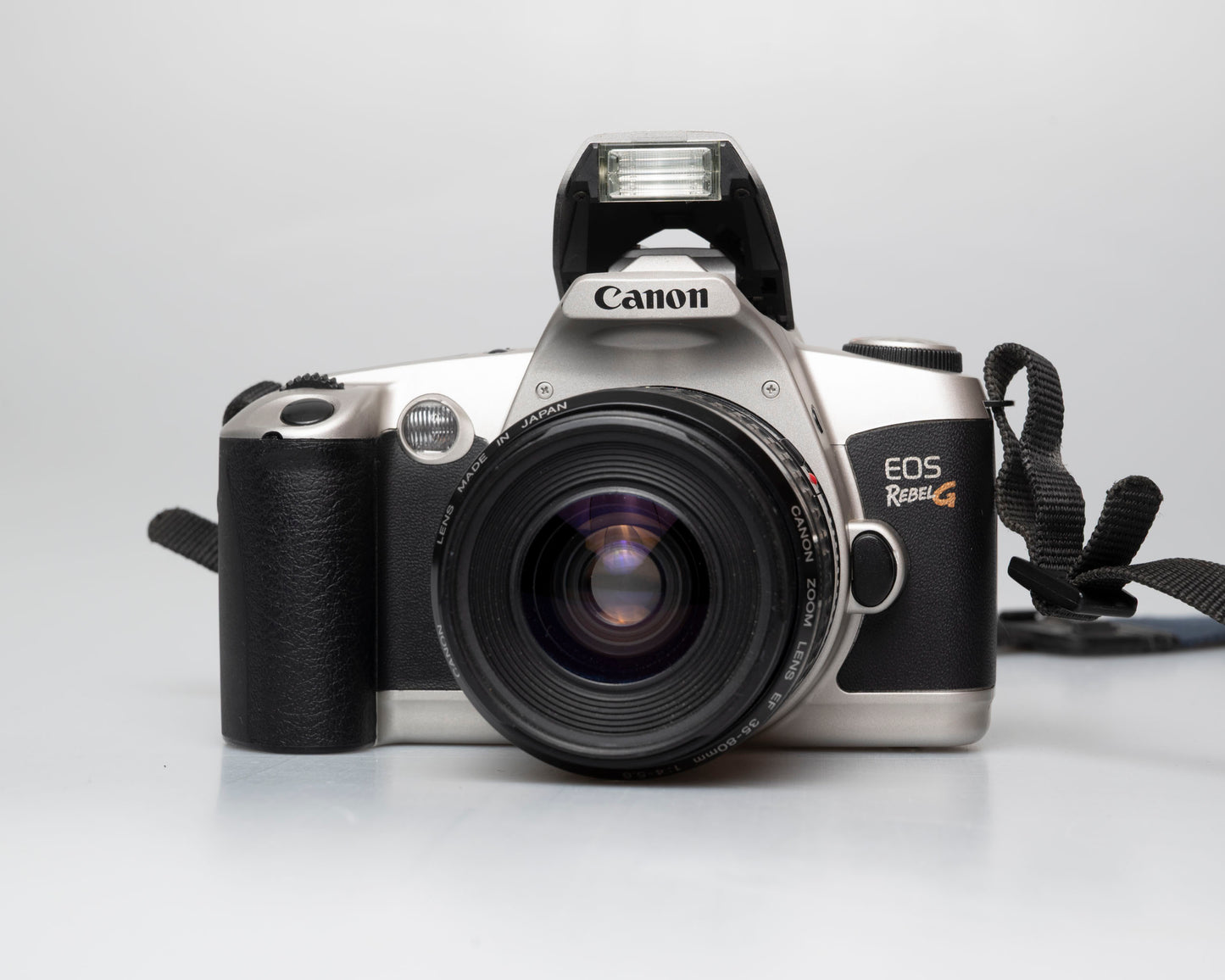 Canon EOS Rebel G 35mm film SLR w/ Canon EF 35-80 lens (serial 5907578)