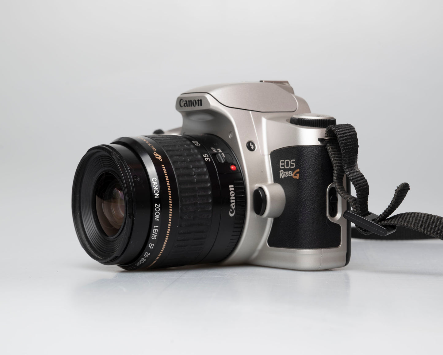 Canon EOS Rebel G 35mm film SLR w/ Canon EF 35-80 lens (serial 5907578)