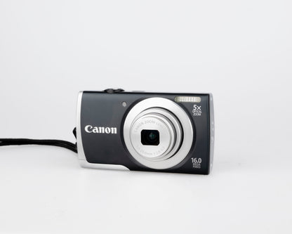 Canon Powershot A2600 digicam w/ 16MP CCD sensor w/ 8GB SD card + battery + charger