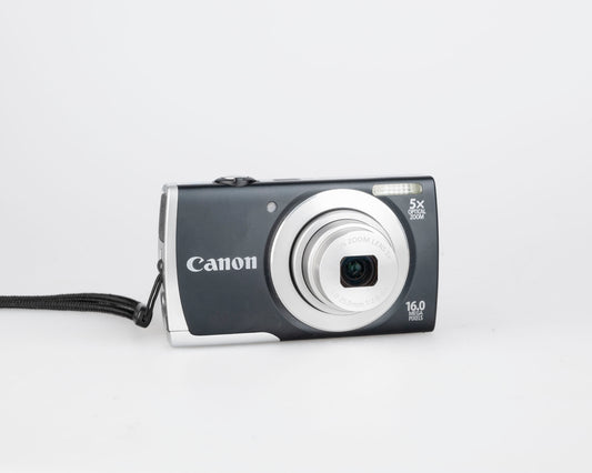 Canon Powershot A2600 digicam w/ 16MP CCD sensor w/ 8GB SD card + battery + charger