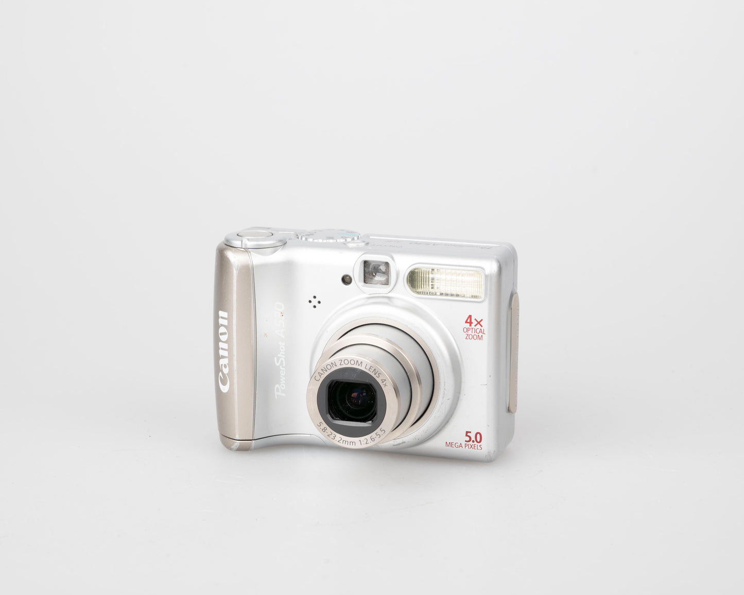 Appareil photo numérique Canon Powershot A530 avec capteur CCD 5 MP (utilise des piles AA et des cartes mémoire SD)