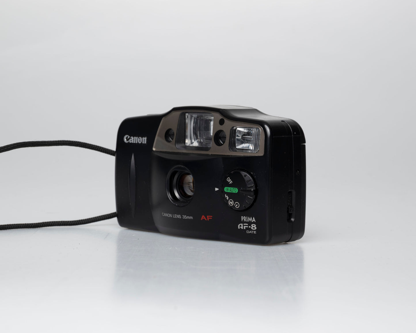 Canon Prima AF-8 35mm film camera w/ case (serial 4019879)