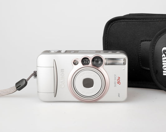 Appareil photo Canon Sure Shot 80u 35 mm avec étui (série 8021818)