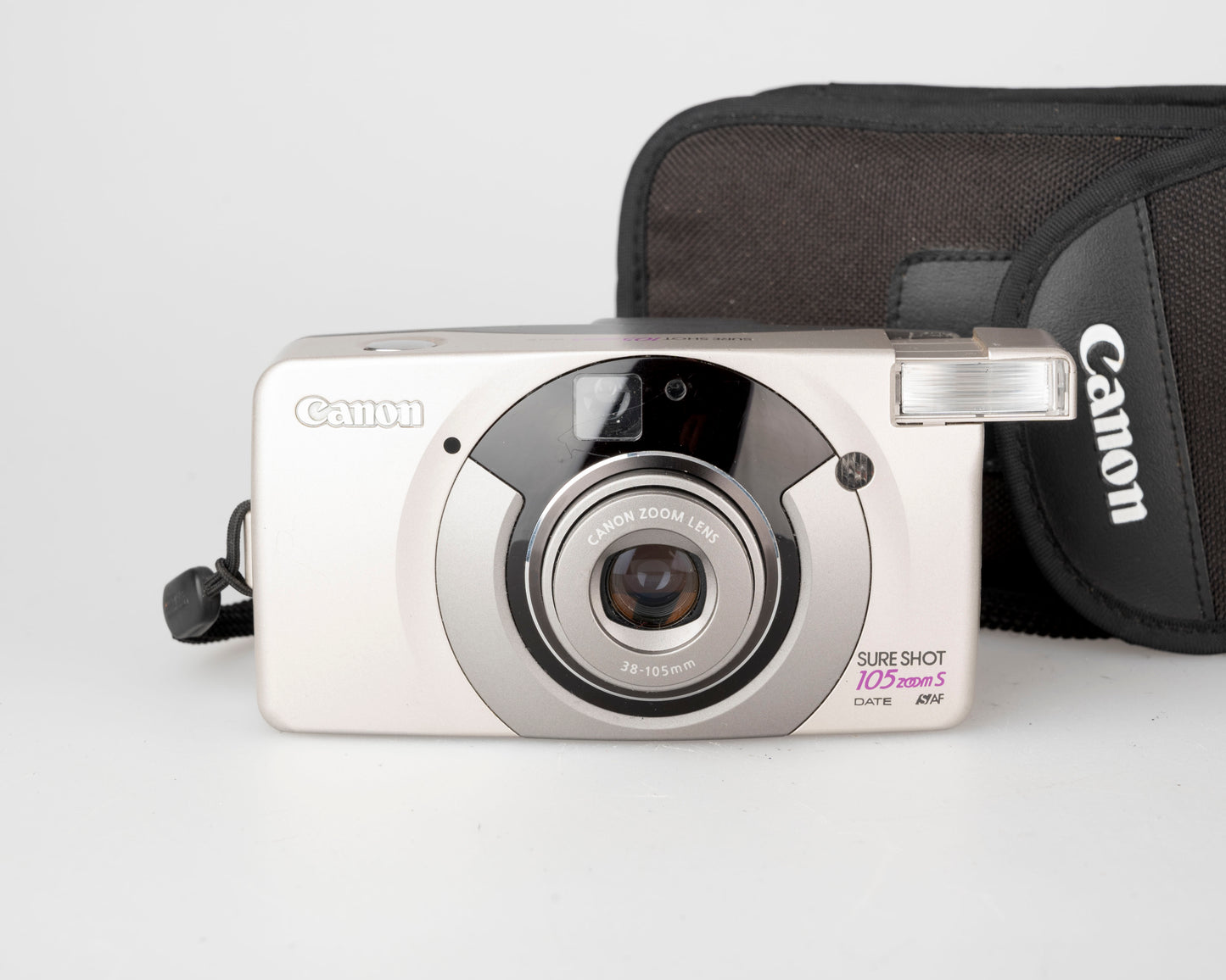 Canon Sure Shot 105 Zoom S 35mm film camera w/ case (serial 5133460)