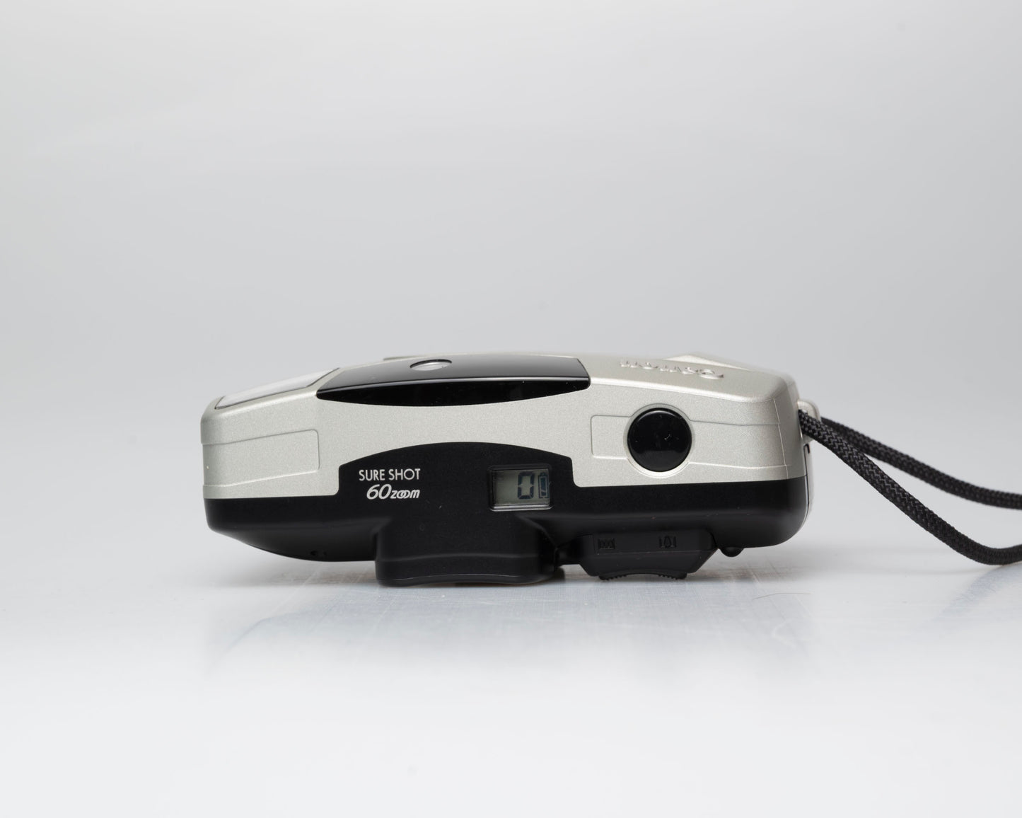 Canon Sure Shot 60 Zoom appareil photo argentique 35mm avec étui (numéro de série 4103382)