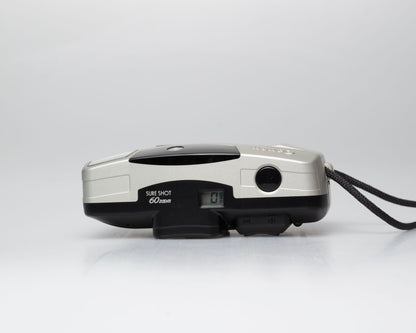Canon Sure Shot 60 Zoom appareil photo argentique 35mm avec étui (numéro de série 4103382)